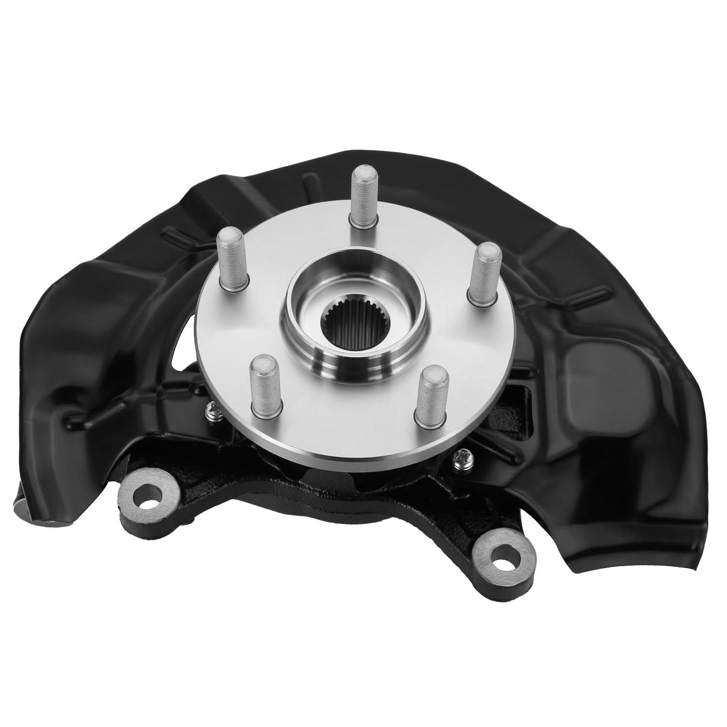 2007-2011 Toyota Camry Front Left Loaded Knuckle Assembly - OEM Black