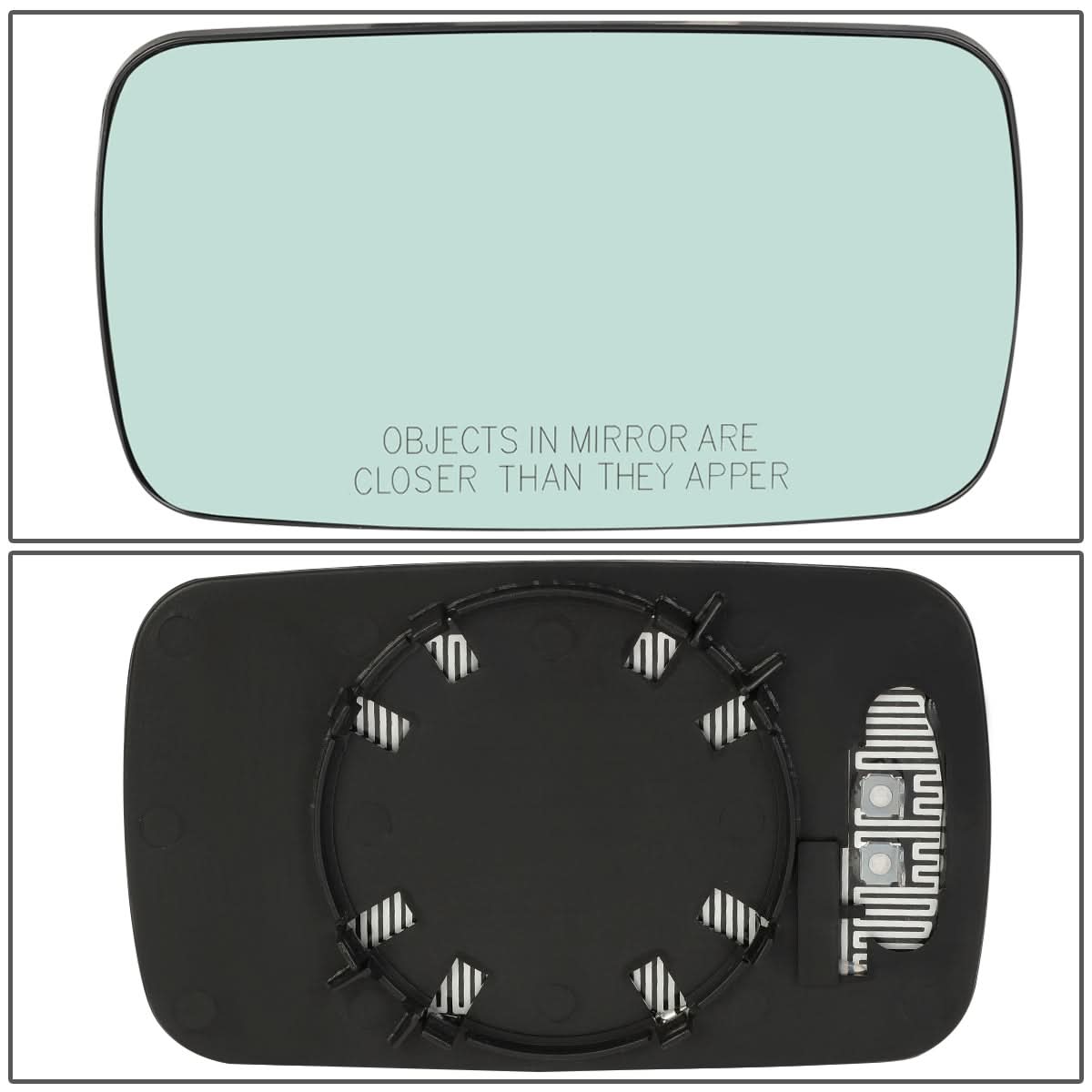 97-06 BMW Mirror Glass Lens OE Style Heated Left Side