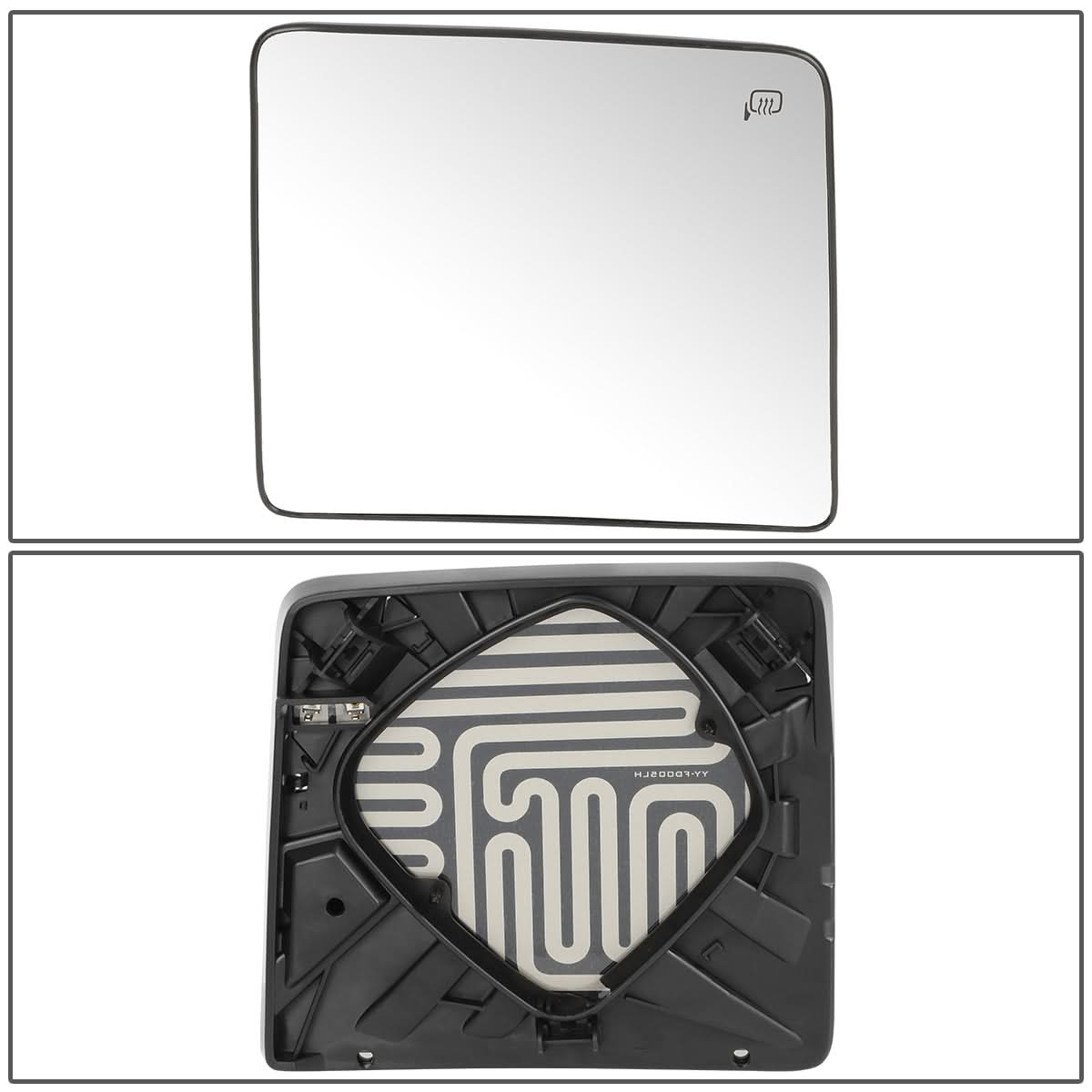 08-16 Ford F-250 F-350 Super Duty OE Style Tow Mirror Glass Lens Right
