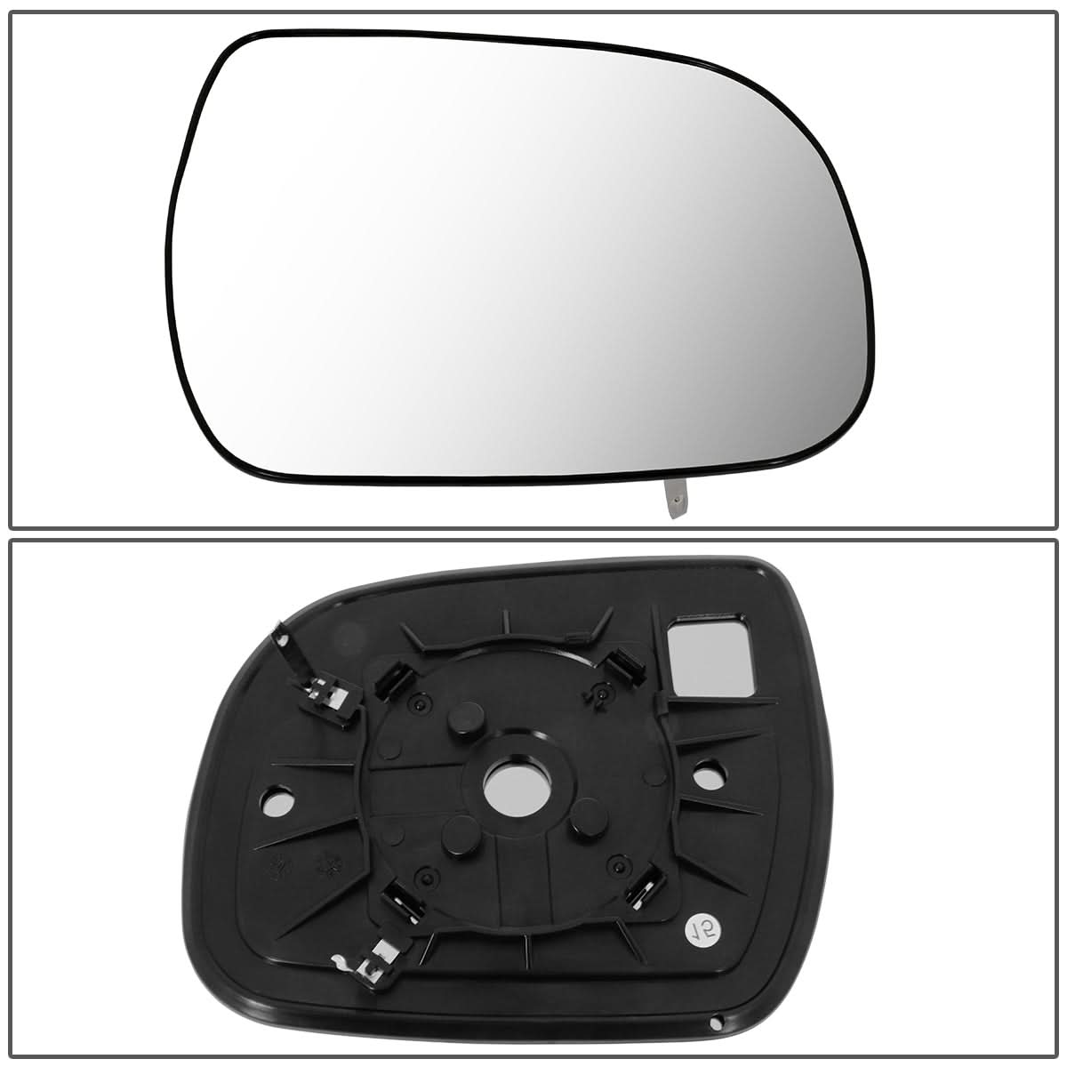 08-13 Toyota Highlander Mirror Glass Lens - OE Style Right Side