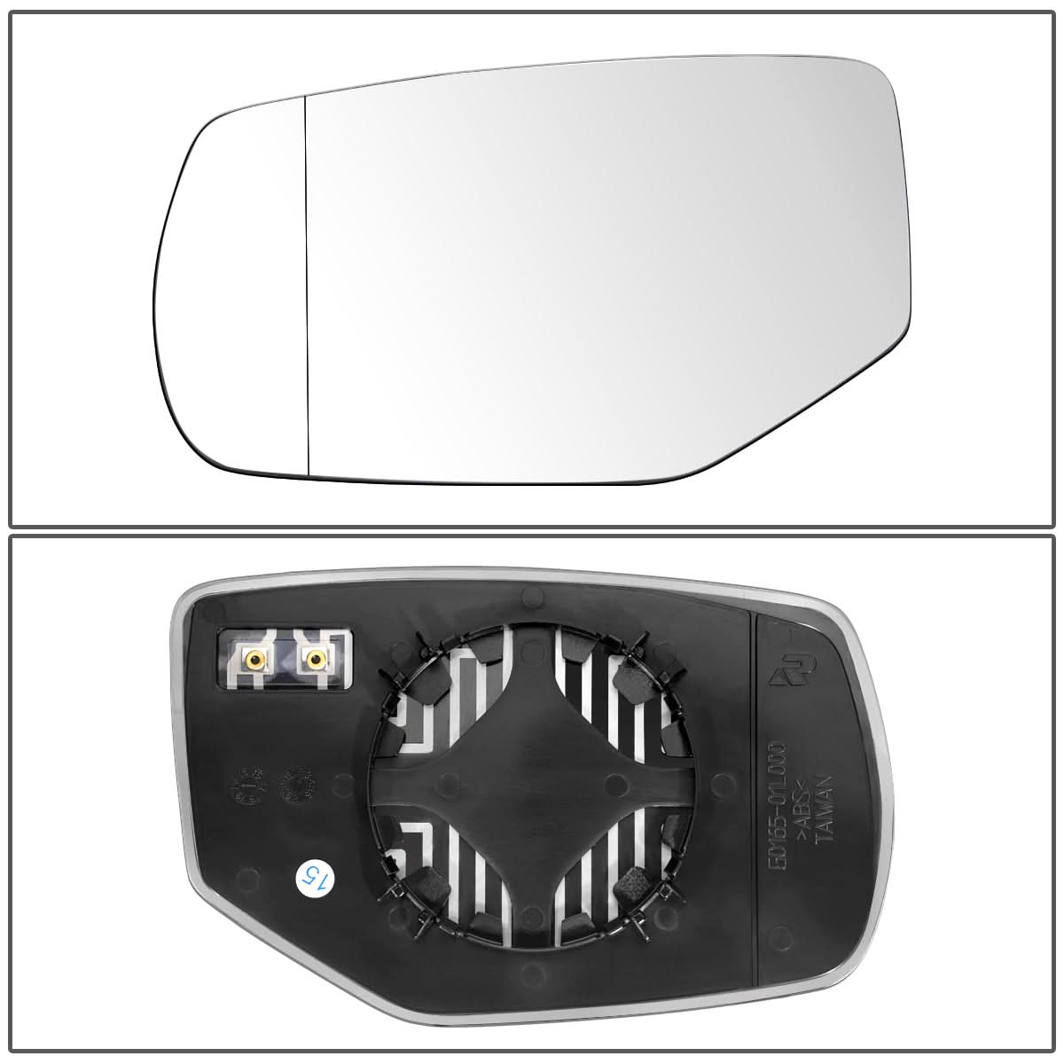 2013-2015 Honda Accord OE Style Mirror Glass Lens - Left Side Heated