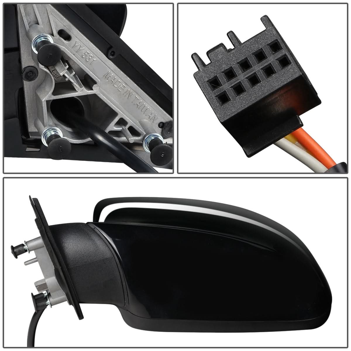 2011-2014 Dodge Charger OEM Power Folding Side Mirror - Left
