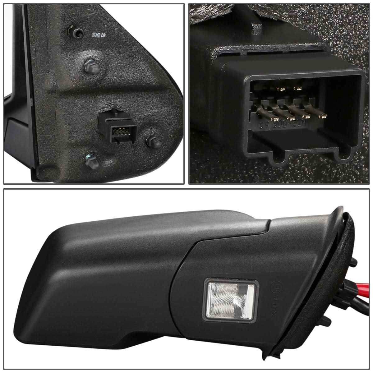 06-10 Ford Explorer OEM Powered Heated Side Mirror with Puddle Light