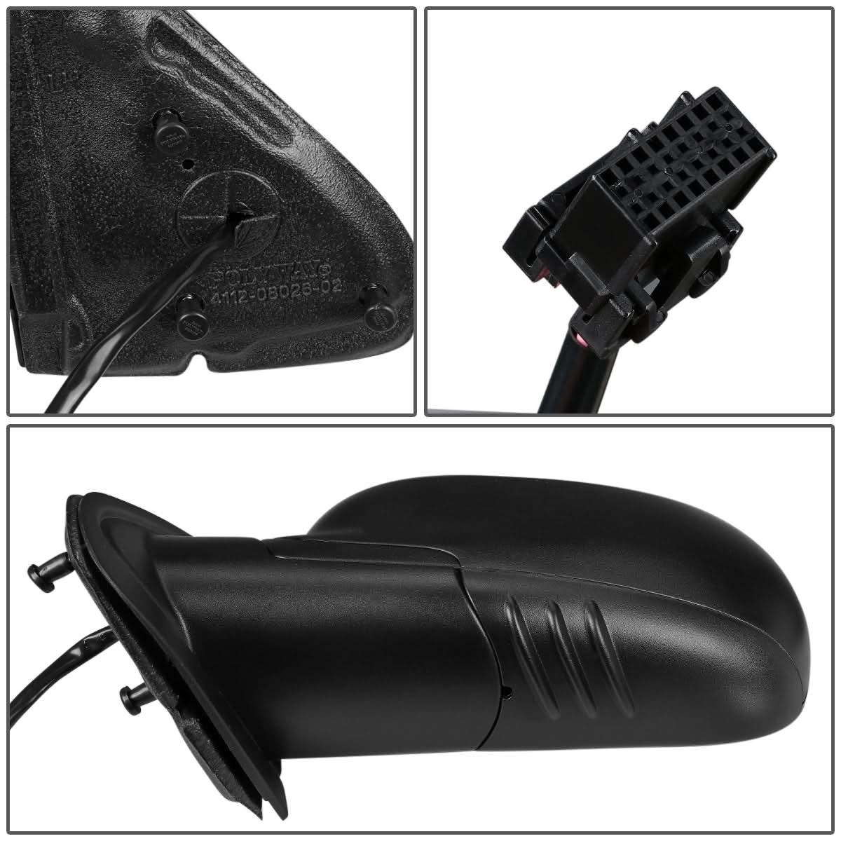 02-08 Chevrolet Trailblazer OEM Powered Heated Mirror - Left