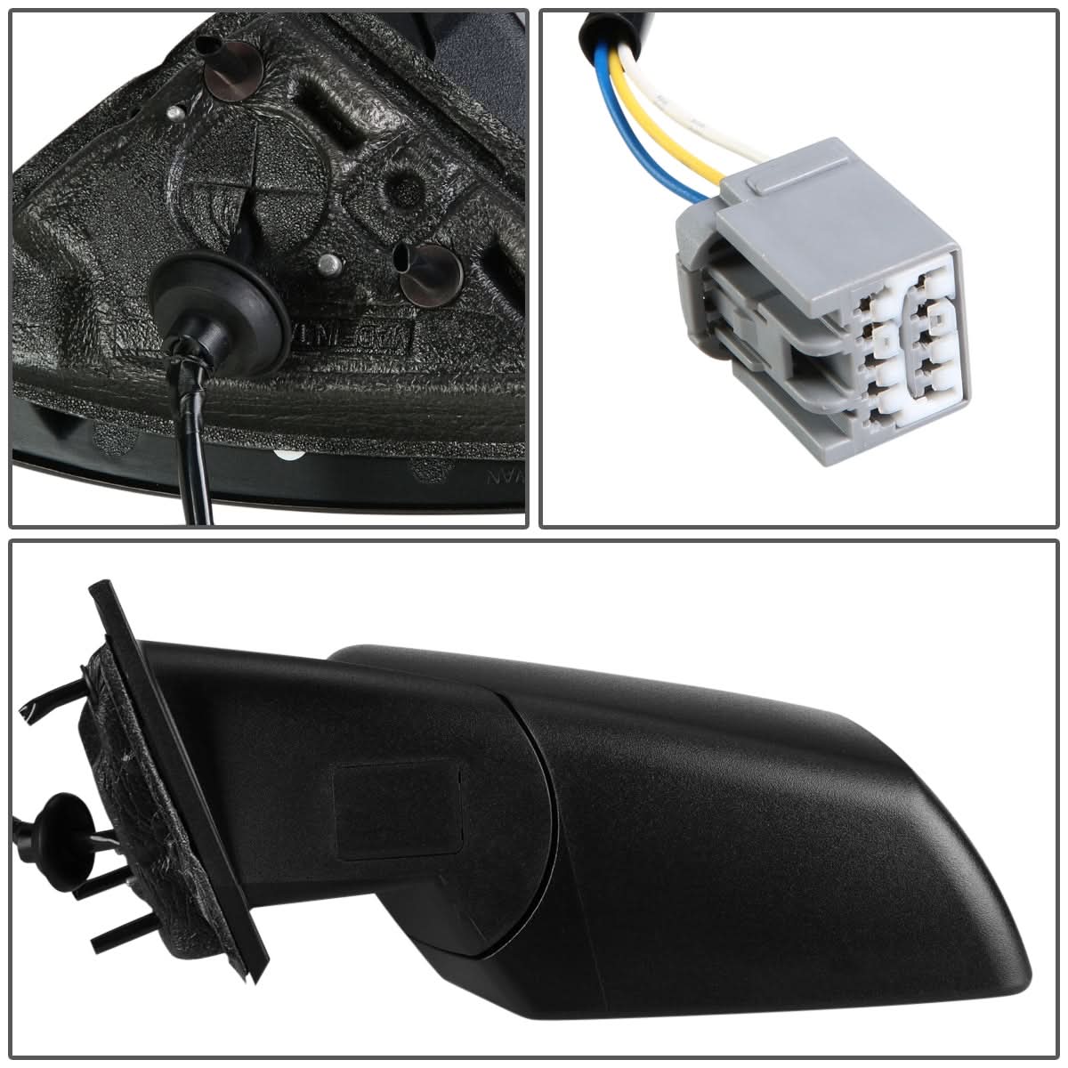 09-17 Chevrolet Traverse Side Mirror - Powered Textured Black Left