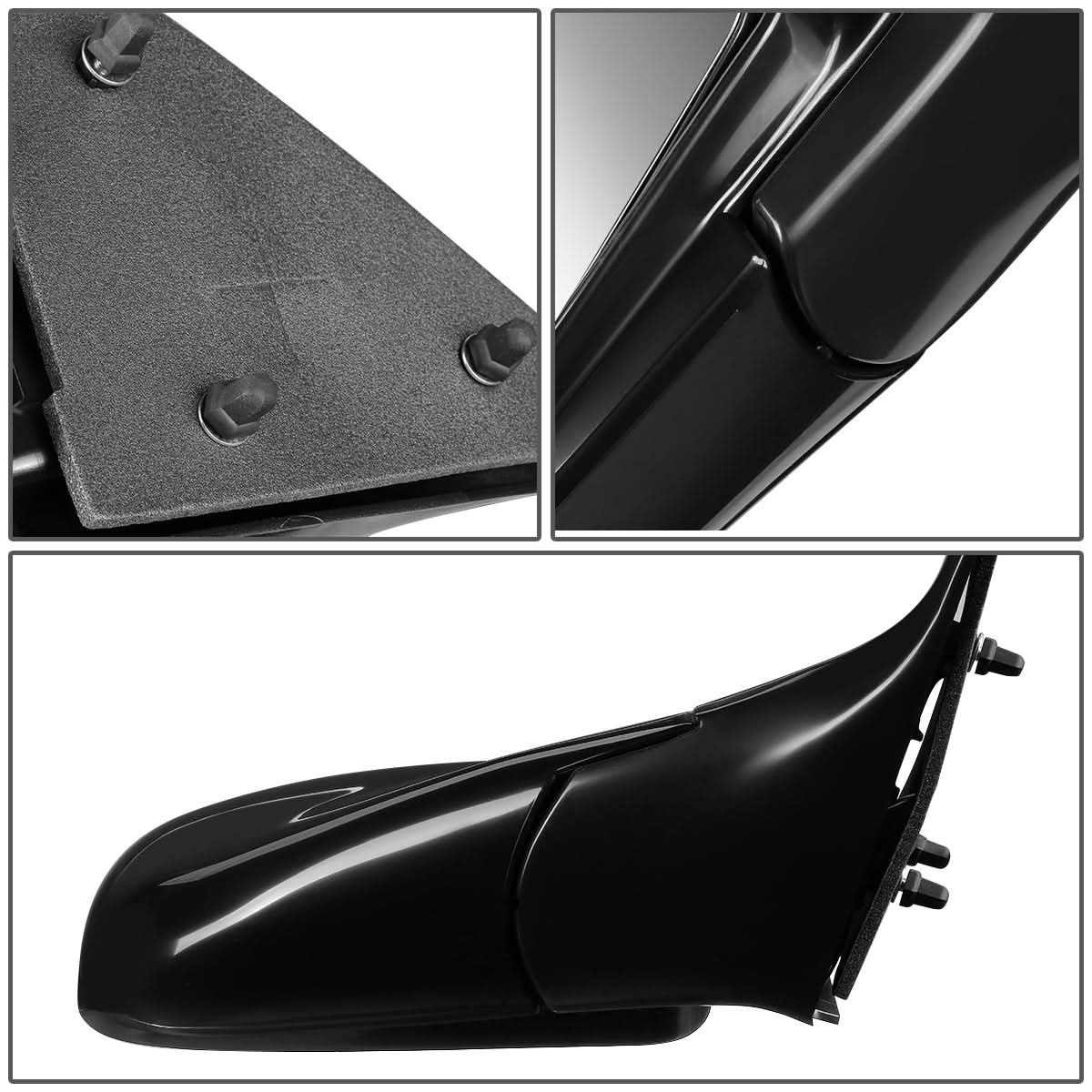 94-97 Chevrolet Blazer S10 GMC Jimmy Sonoma Right Side Mirror - Black