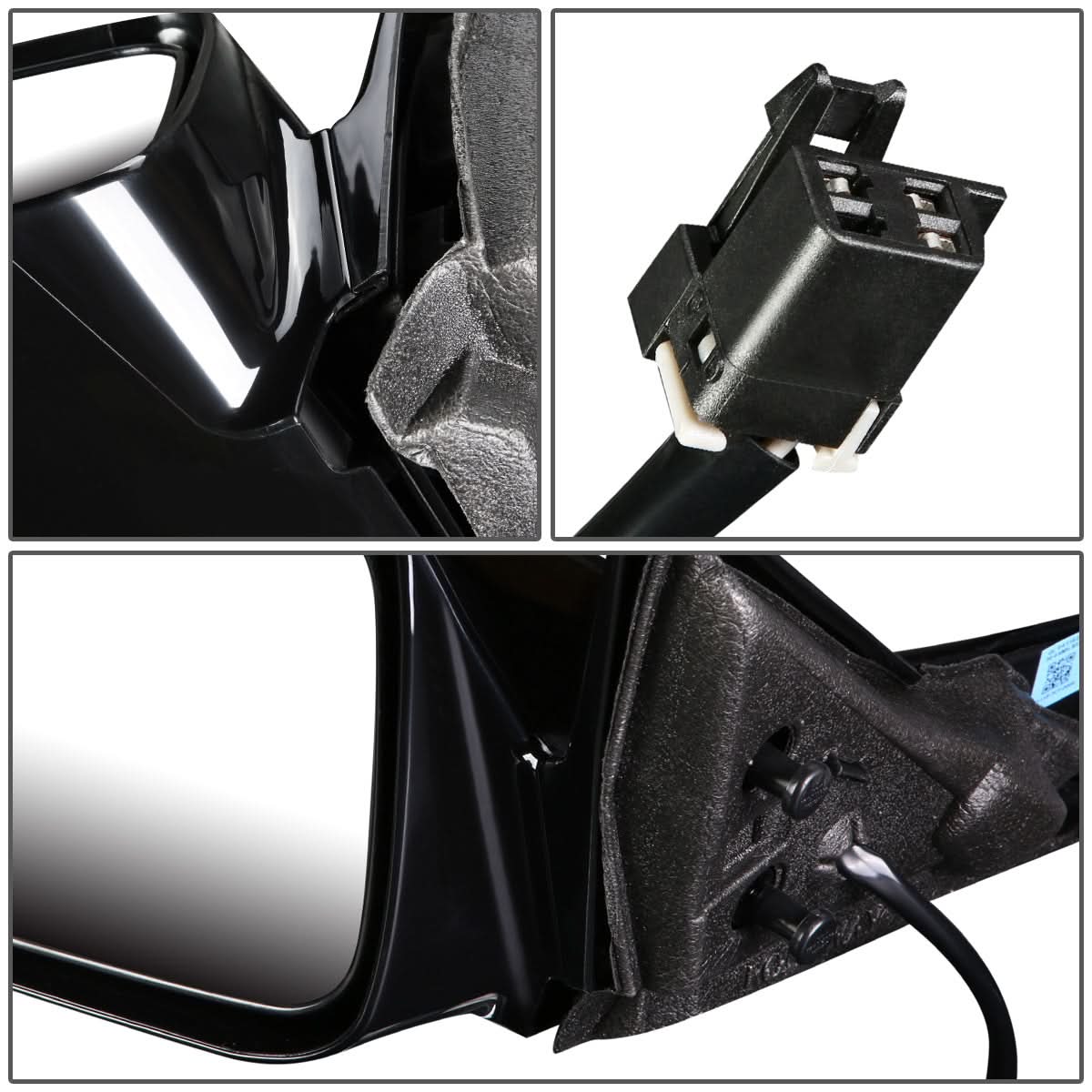 2004-2008 Pontiac Grand Prix OEM Style Right Side Mirror - Matte Black