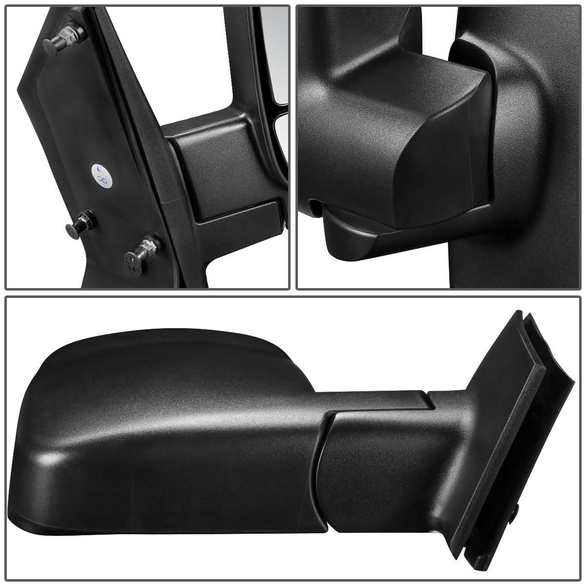2008-2018 Chevrolet Express GMC Savana Manual Mirror - Black