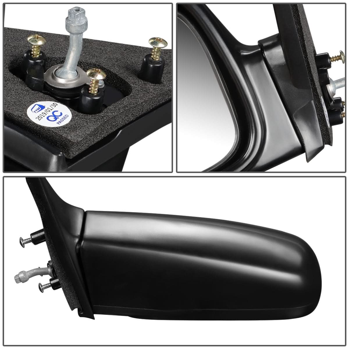 1988-1991 Honda Civic OEM Manual Side Mirror - Left