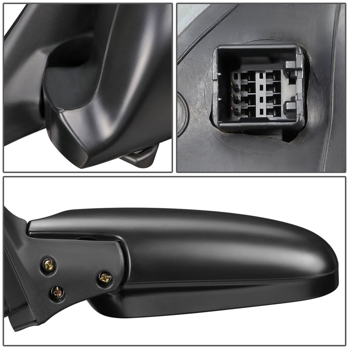 90-93 Honda Accord OEM Powered Folding Side Mirror Left