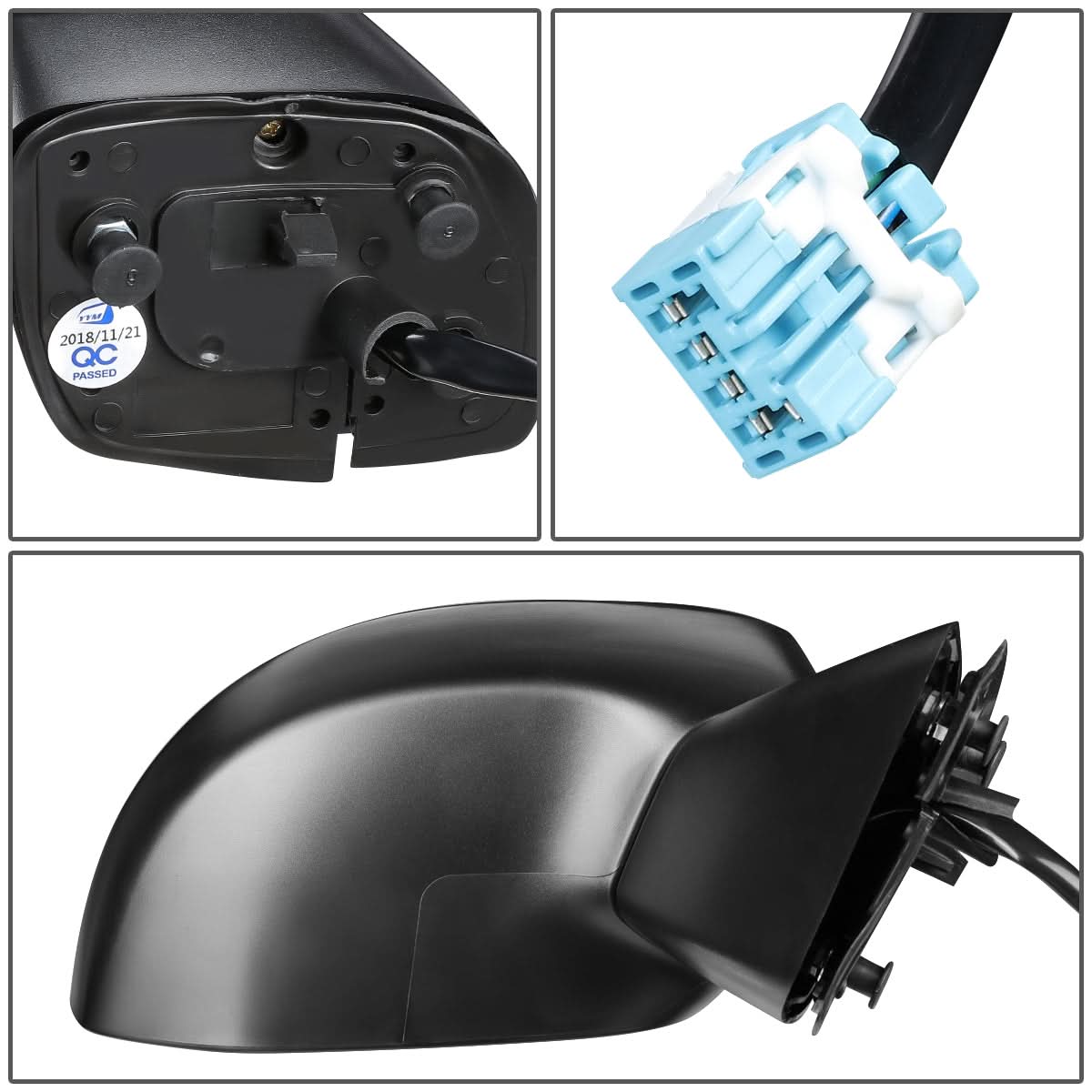 12-15 Honda Civic OEM Powered Heated Right Side Mirror