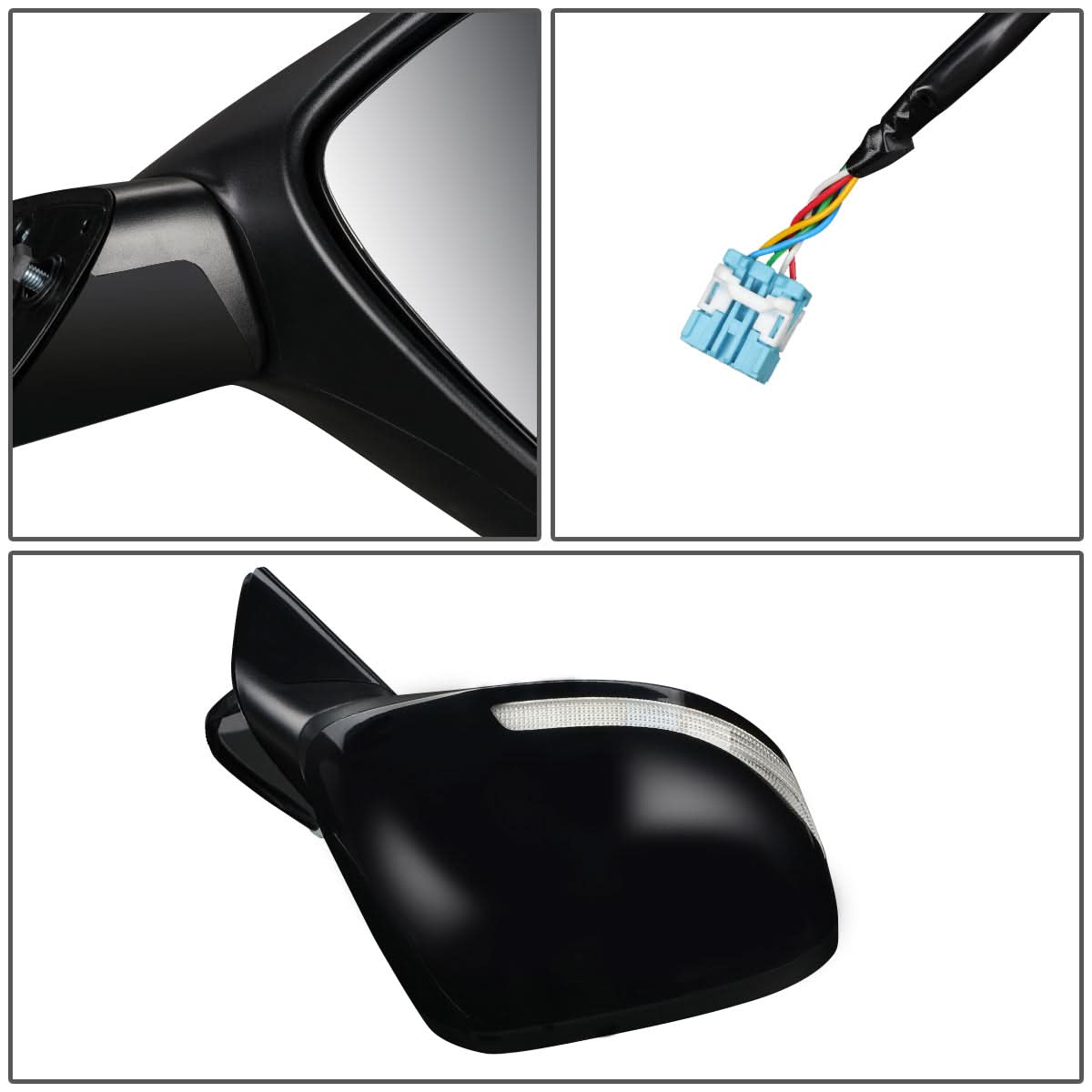 13-15 Honda Civic 4-DR OEM Powered Folding Side Mirror Right
