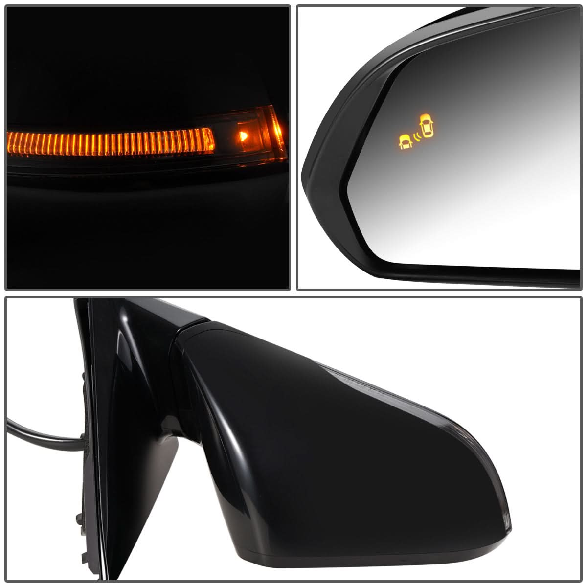 15-17 Hyundai Elantra OEM Style Powered Heated Folding Side Mirror