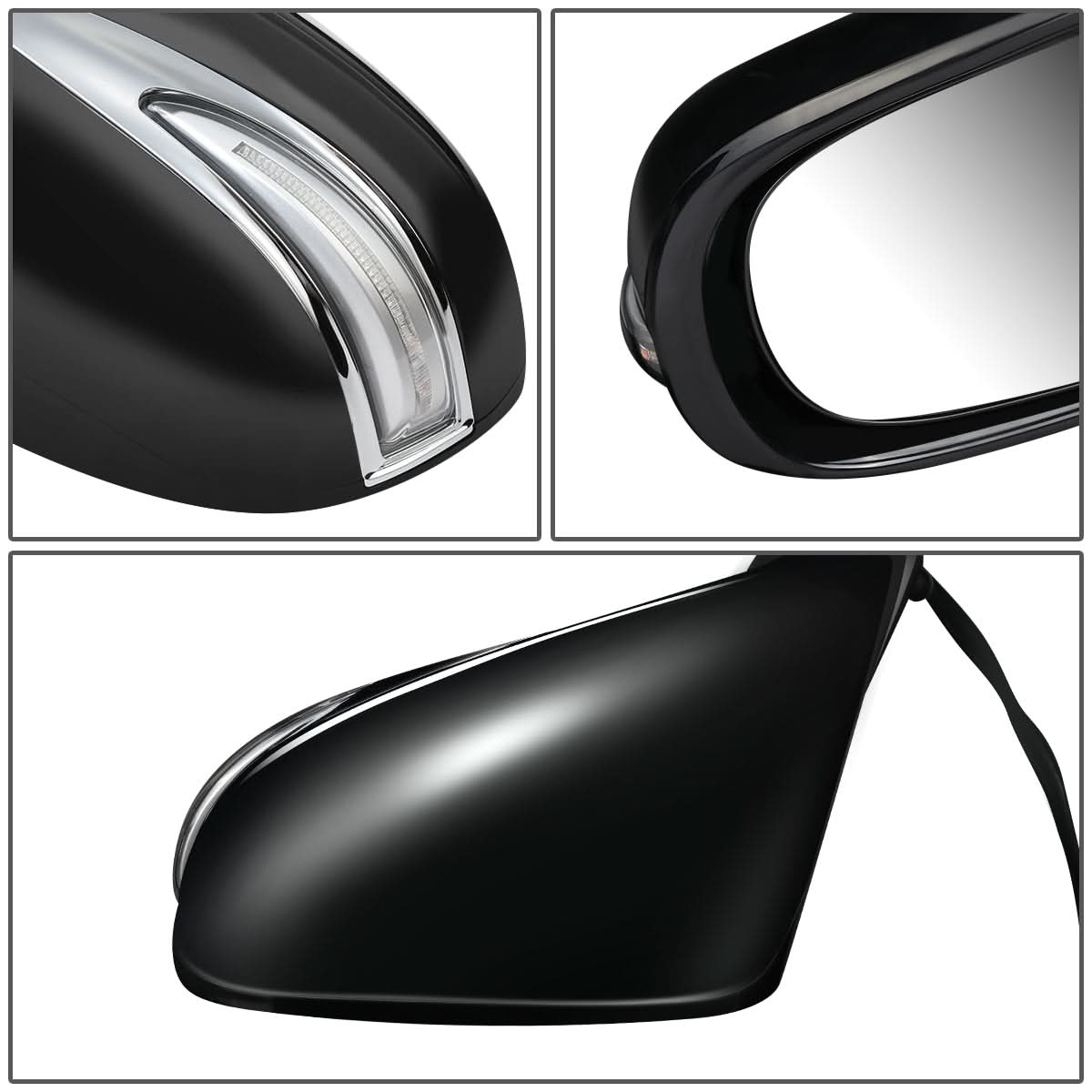 2007-2012 Lexus ES350 OEM Style Powered Heated Side Mirror Left