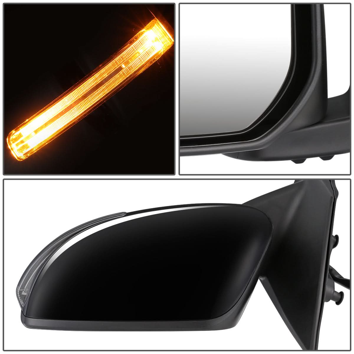 08-17 Mitsubishi Lancer OEM Powered Heated Folding Side Mirror Left