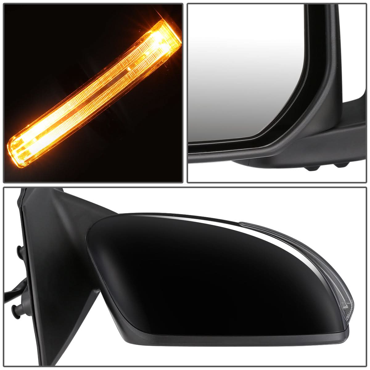 08-17 Mitsubishi Lancer OEM Powered Heated Folding Side Mirror