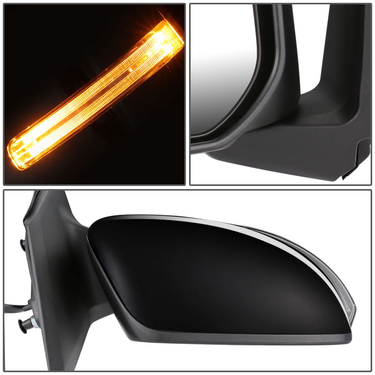 2014-2015 Mitsubishi Mirage OEM Powered Folding Mirror - Right