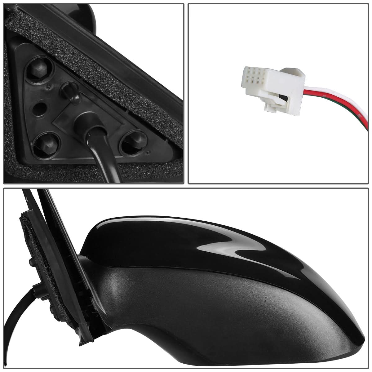 2013-2018 Nissan Altima Powered Paintable Mirror - Left Side
