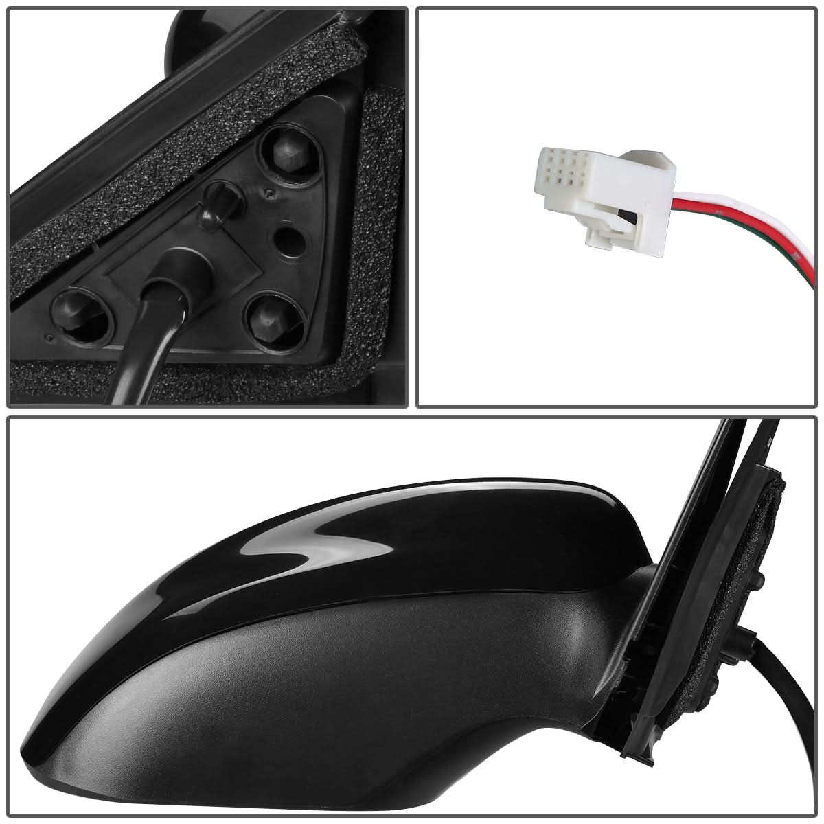 2013-2018 Nissan Altima OEM Powered Right Side Mirror - Paintable