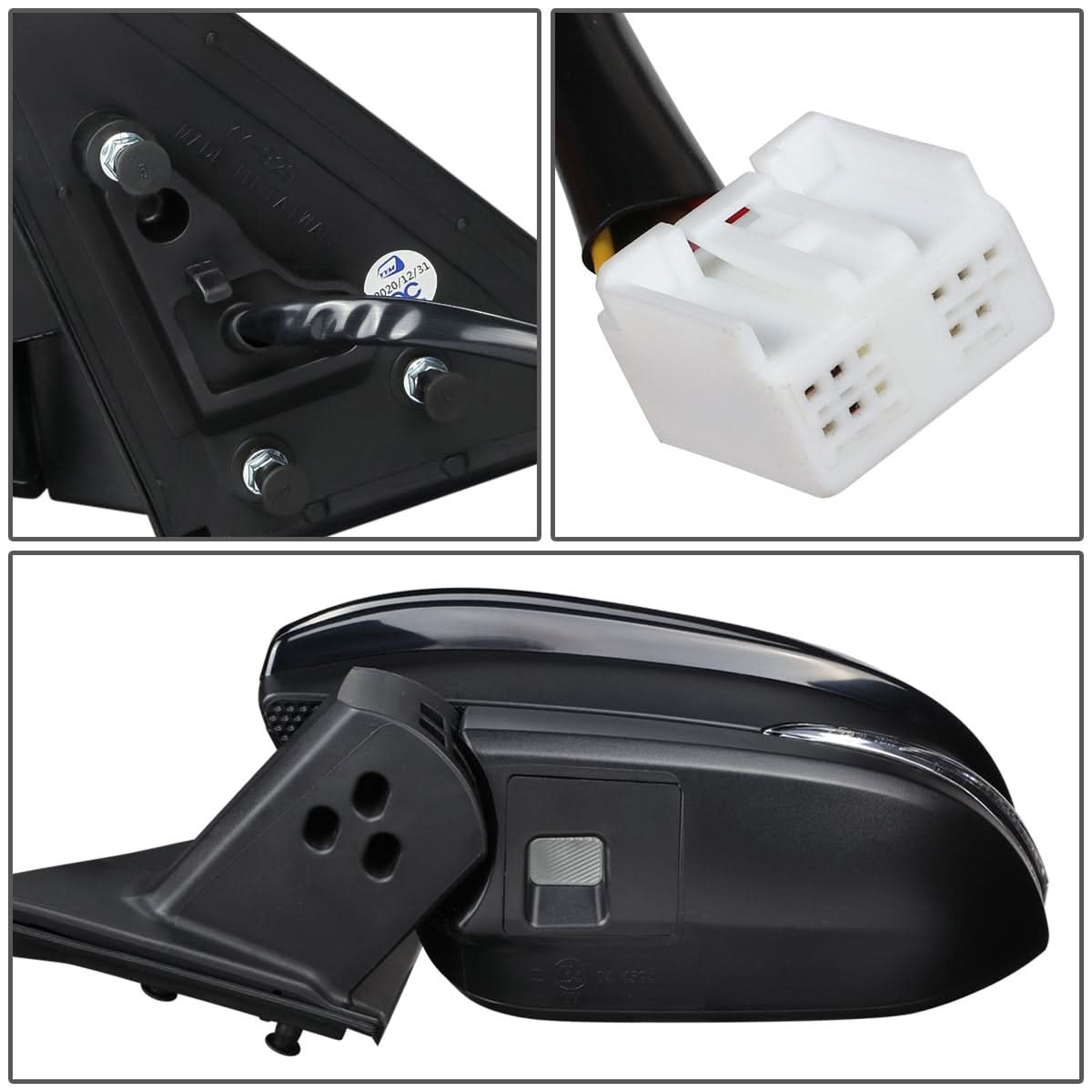 14-20 Toyota 4Runner OEM Powered Heated Folding Side Mirror Left