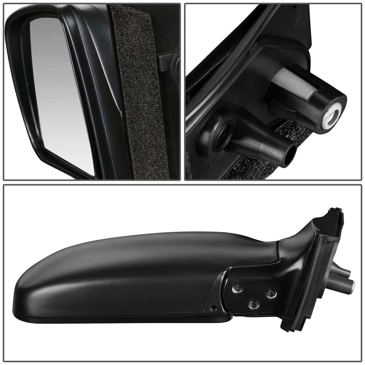 1998-2003 Toyota Sienna OEM Style Manual Side Mirror - Paintable