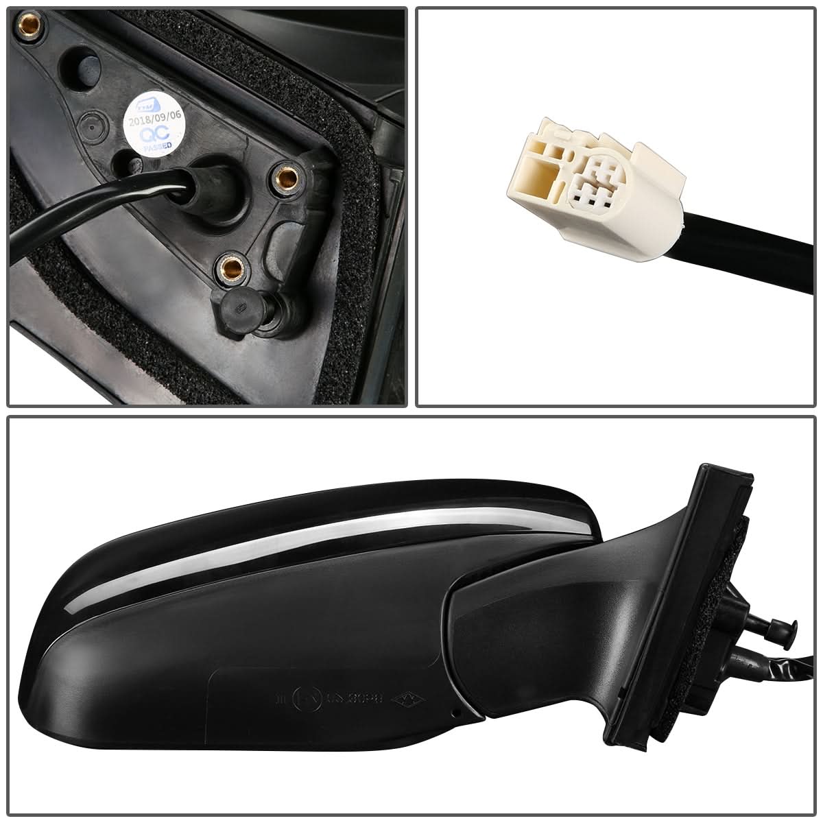 06-12 Toyota RAV4 OE Style Powered Side Mirror - Right