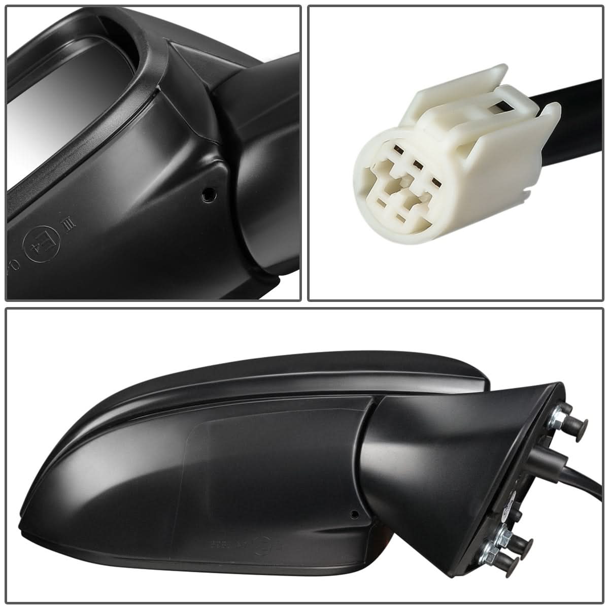 2019+ Toyota RAV4 OEM Style Powered Folding Side Mirror - Right