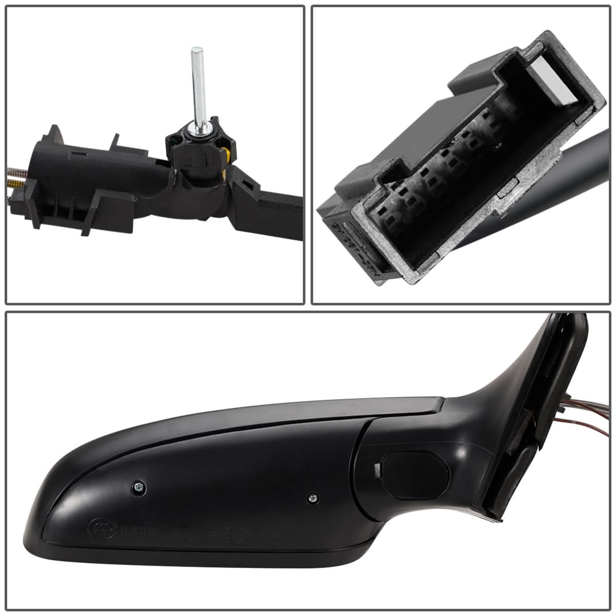 1998-2003 Volkswagen Golf OEM Manual Heated Folding Side Mirror Right