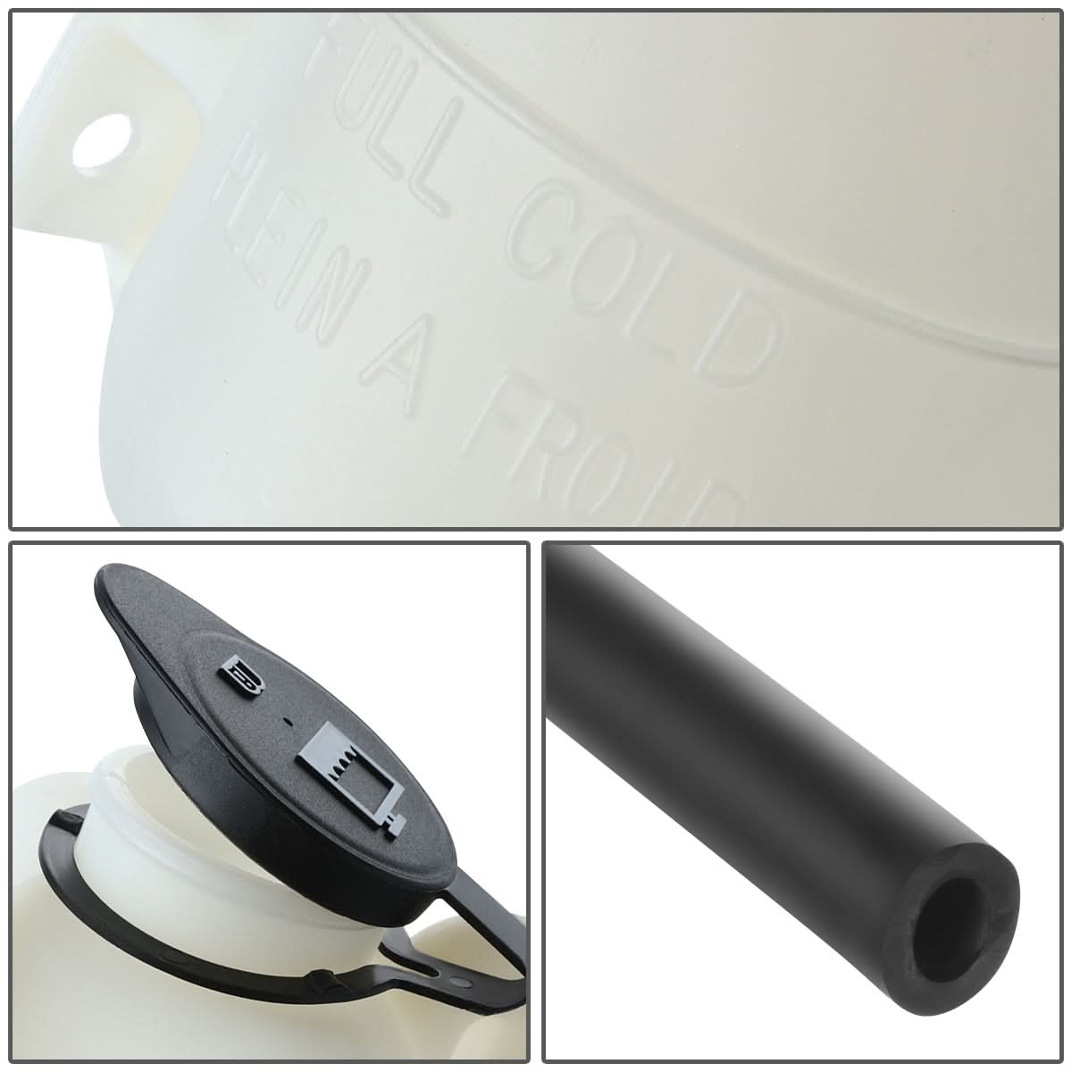 04-06 Chevrolet Colorado Coolant Recovery Tank White