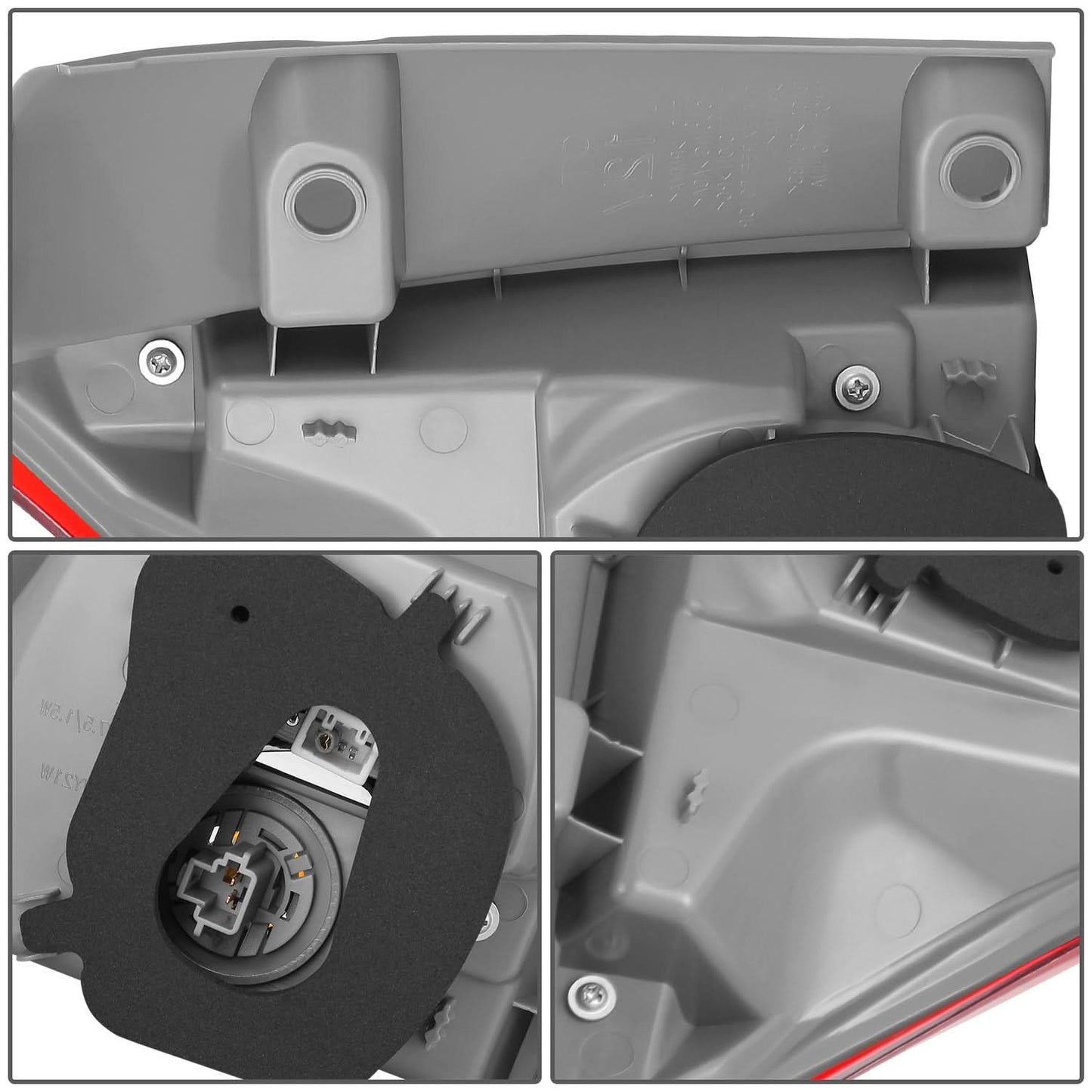 2011-2014 Toyota Sienna OE Style LED Tail Light - Right Side Red/Clear