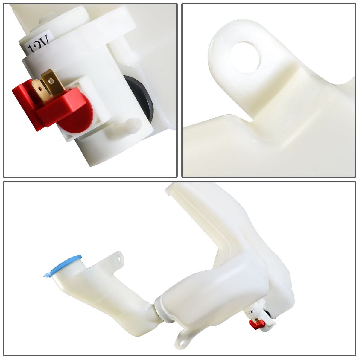 96-99 Acura RL Windshield Washer Pump White