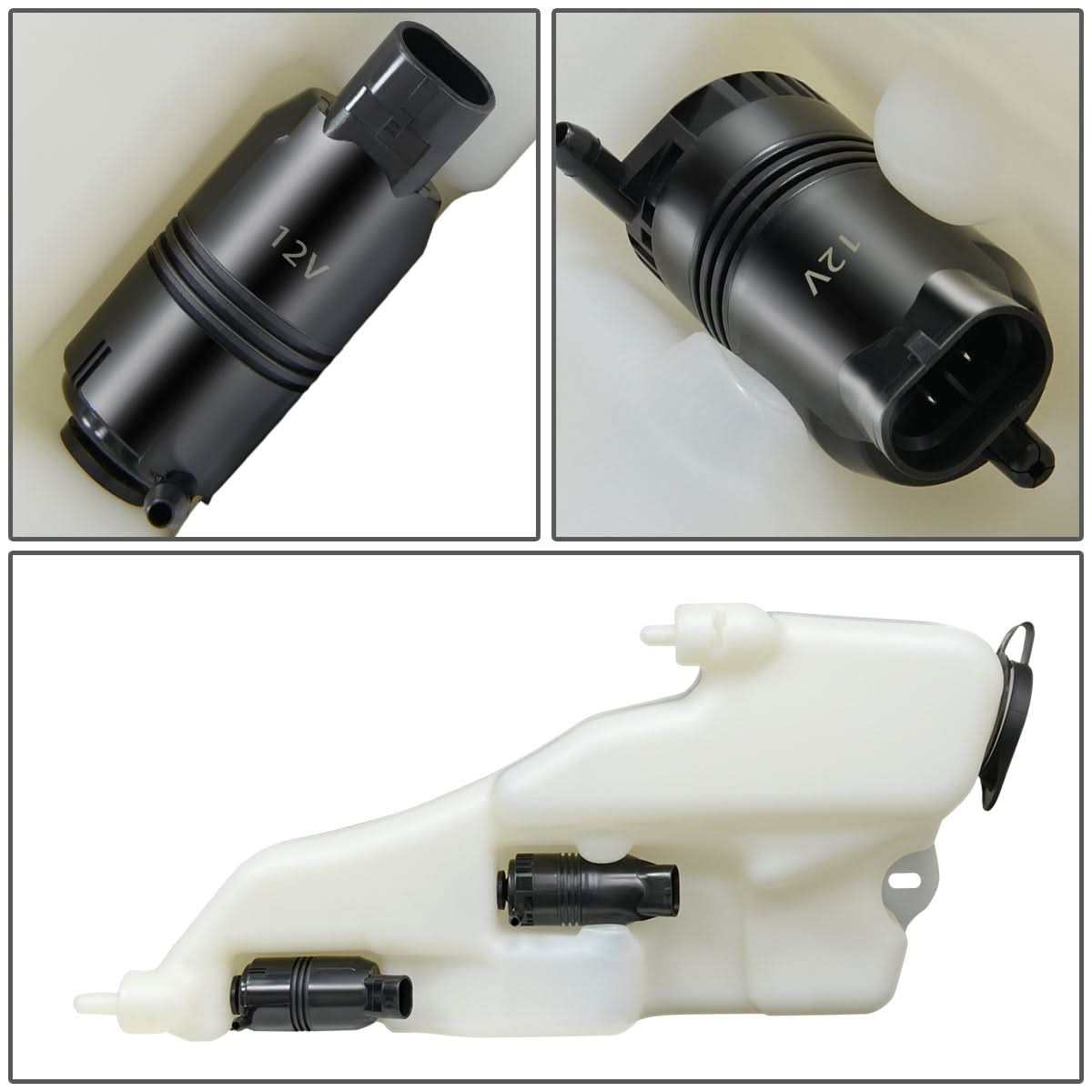 95-05 Chevrolet Blazer Windshield Washer Pump - White
