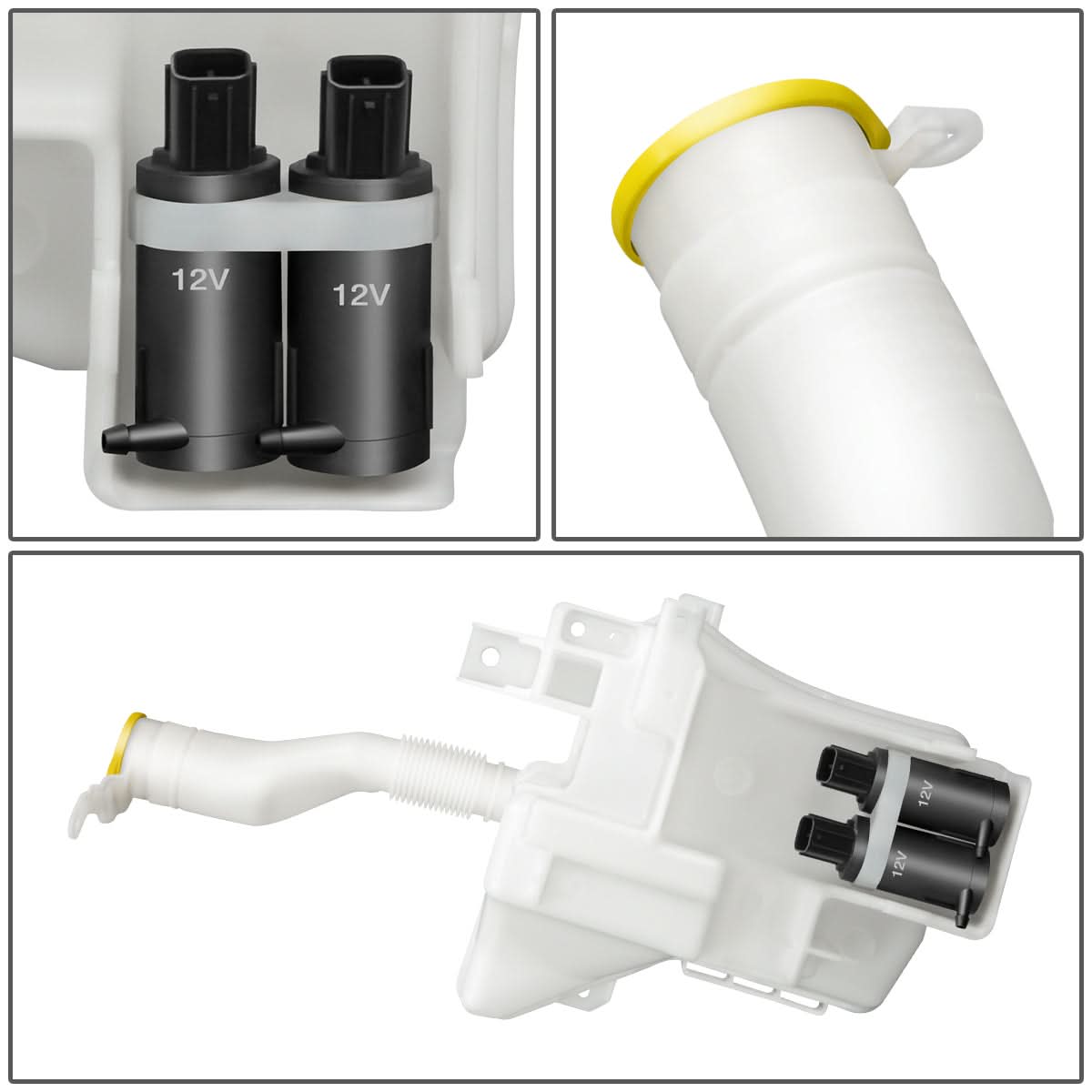 2009-2013 Subaru Forester Windshield Washer Pump - White