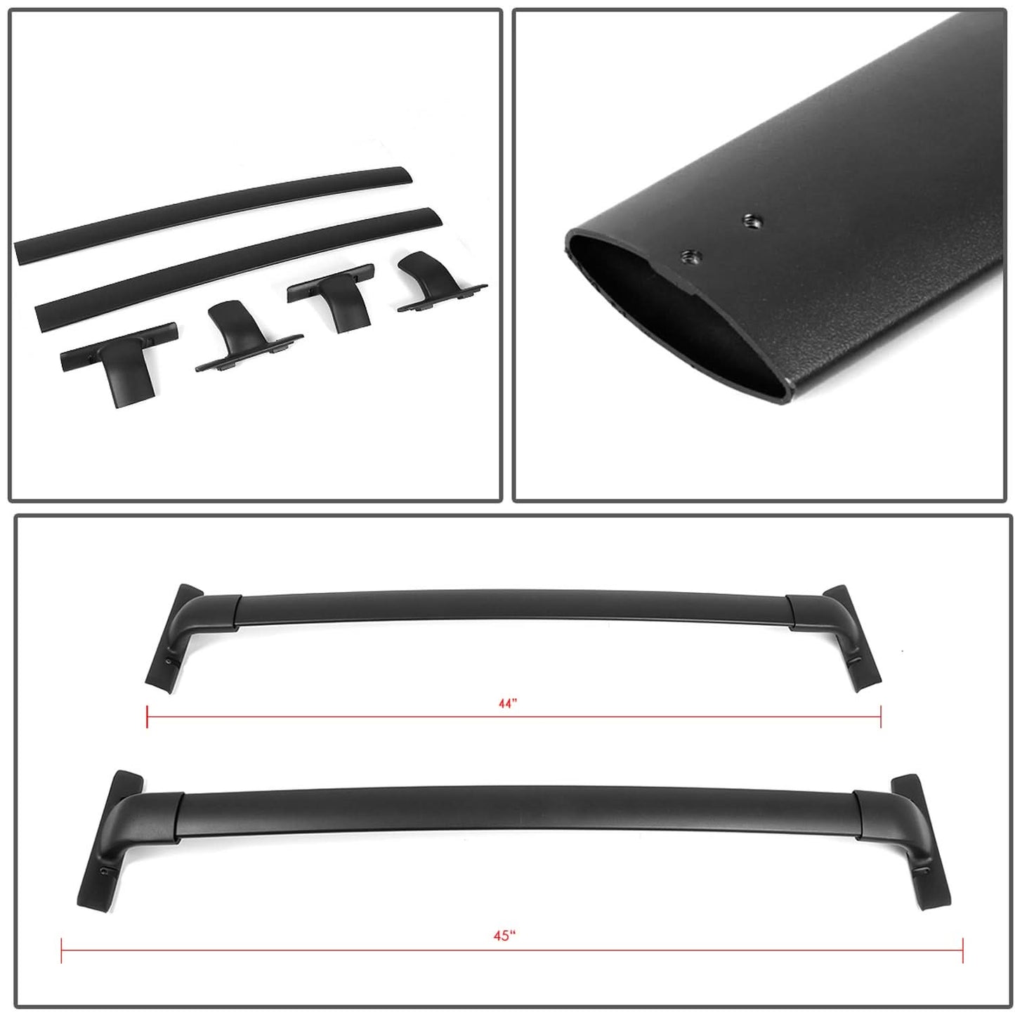 15-18 Nissan Murano OE Style Roof Rack Cross Bar - Aluminum
