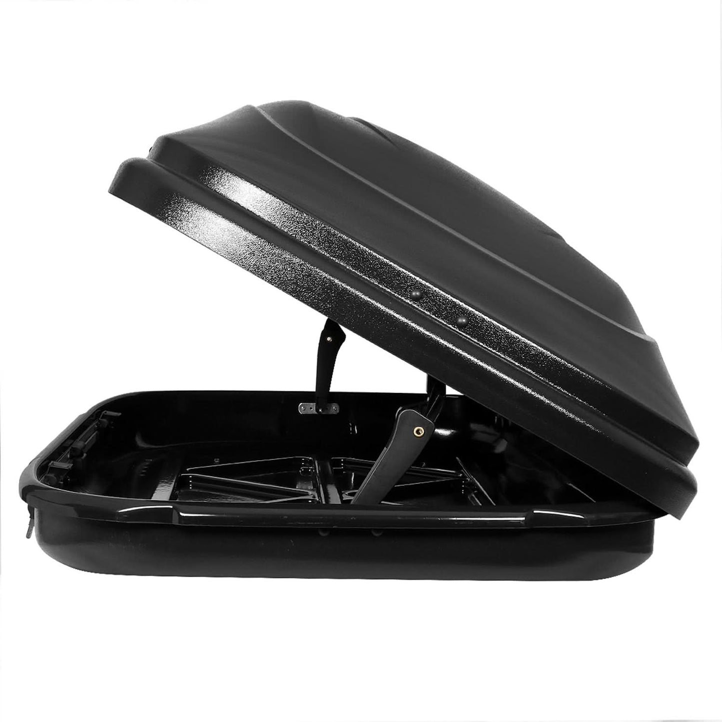 Universal Roof Rack Cargo Box - 133CM 330L 110 LBS - Texture Black