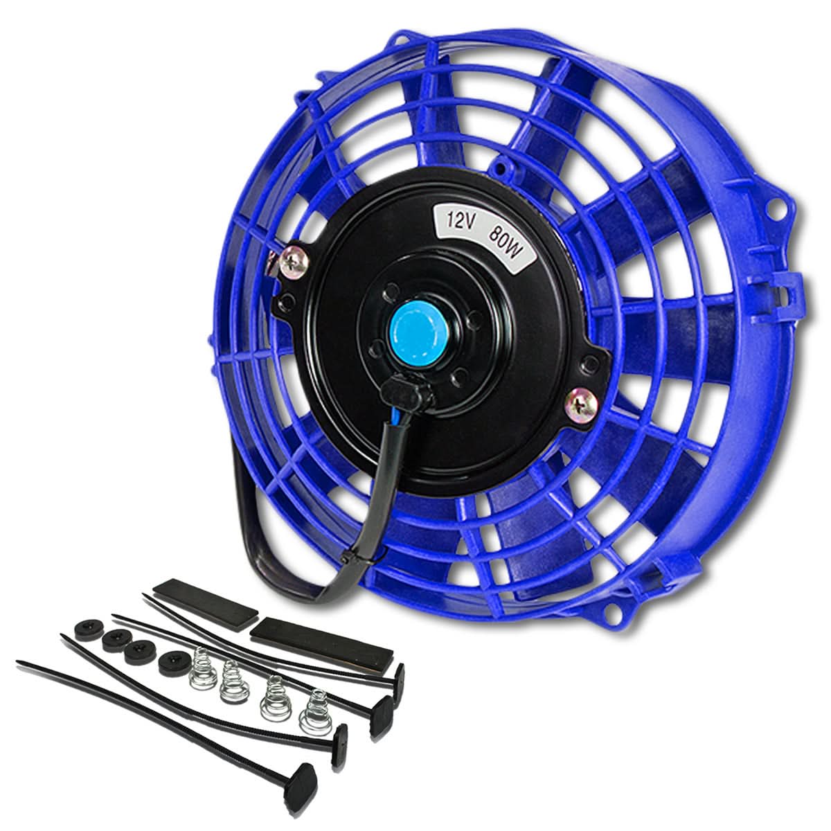 7 Inch Blue Radiator Cooling Fan