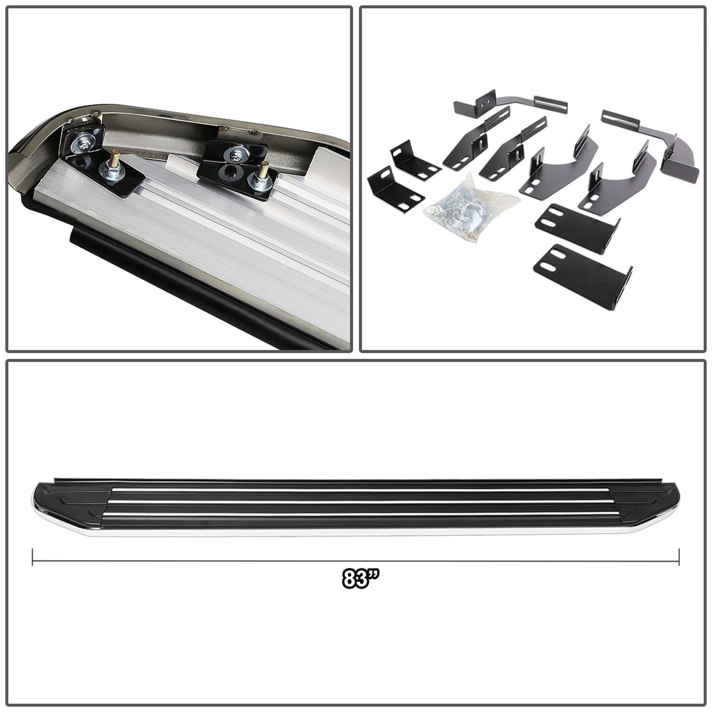 2011-2016 Toyota Sienna 6 Inch Running Boards - Aluminum