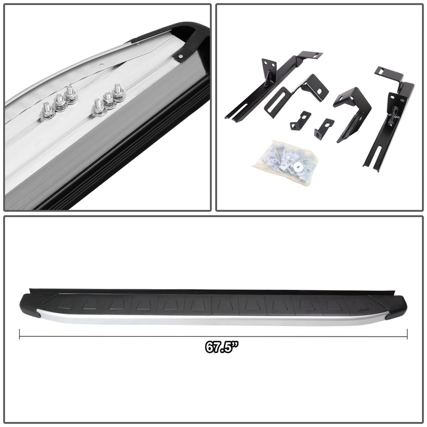 06-12 Toyota RAV4 5.75" Running Boards - Aluminum