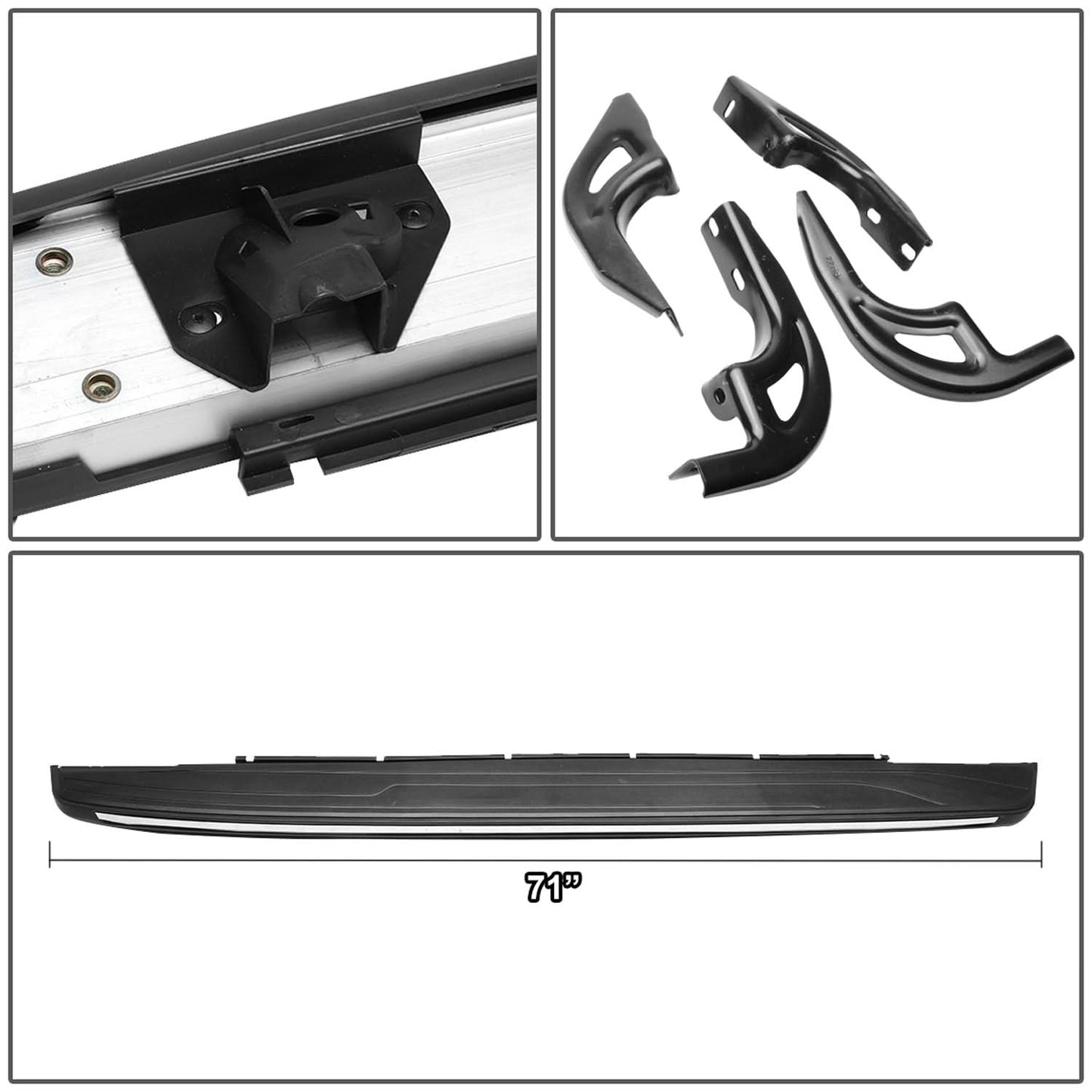 2016-2017 Honda Pilot OE Style Running Boards - Aluminum