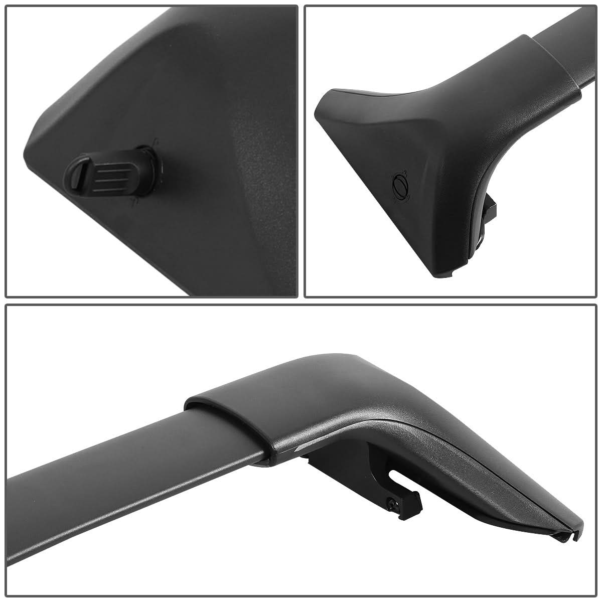 2016-2019 Lexus LX570 Roof Rack Cross Bars - Black