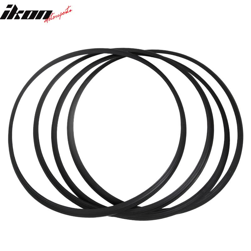Heavy Duty Wheel Guard Rim Protecting Trim 20in Black
