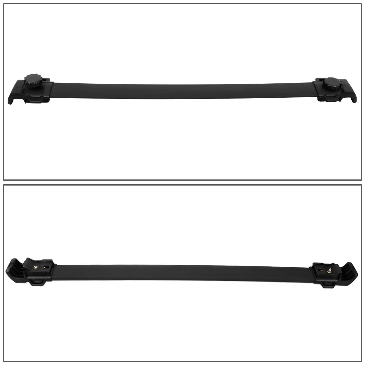 07-15 Jeep Patriot Roof Rack Crossbar Set - 2 Piece Black