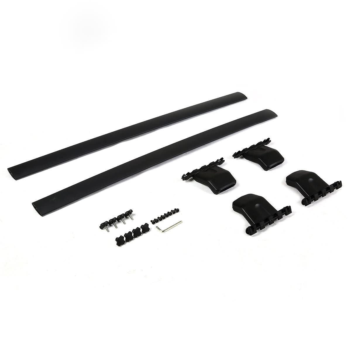 09-15 Honda Pilot Roof Rack Side Rails - 2PC Black