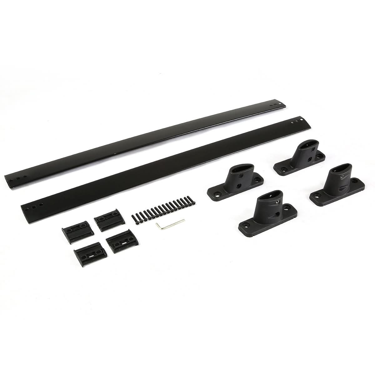 2005-2012 Nissan Pathfinder Roof Rack Crossbar Set - Black