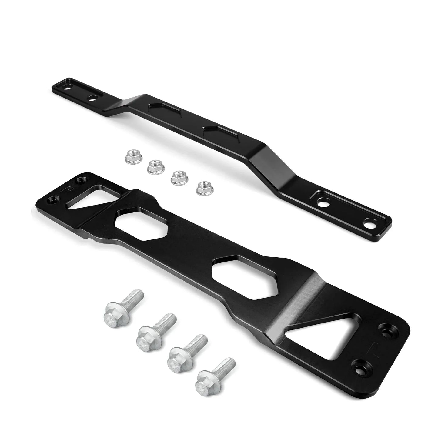 VW MQB Platform 6061 Aluminum Centre & Rear Tunnel Brace Set for Golf MK7 / MK8, Audi A3 / Q2, SEAT Leon / Ateca, Skoda Octavia / Superb (FWD / LHD Only / Replaces 5Q0804421B / 5Q0802128)