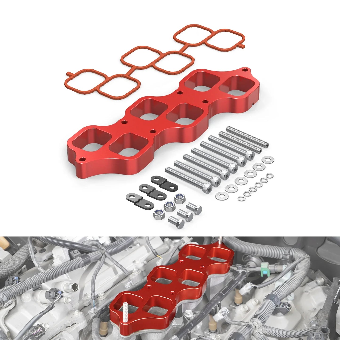 Toyota FJ Cruiser / 4Runner / Tundra 4.0L V6 Billet Aluminum Intake Manifold Adapter 1GR-FE 2010 - 2024