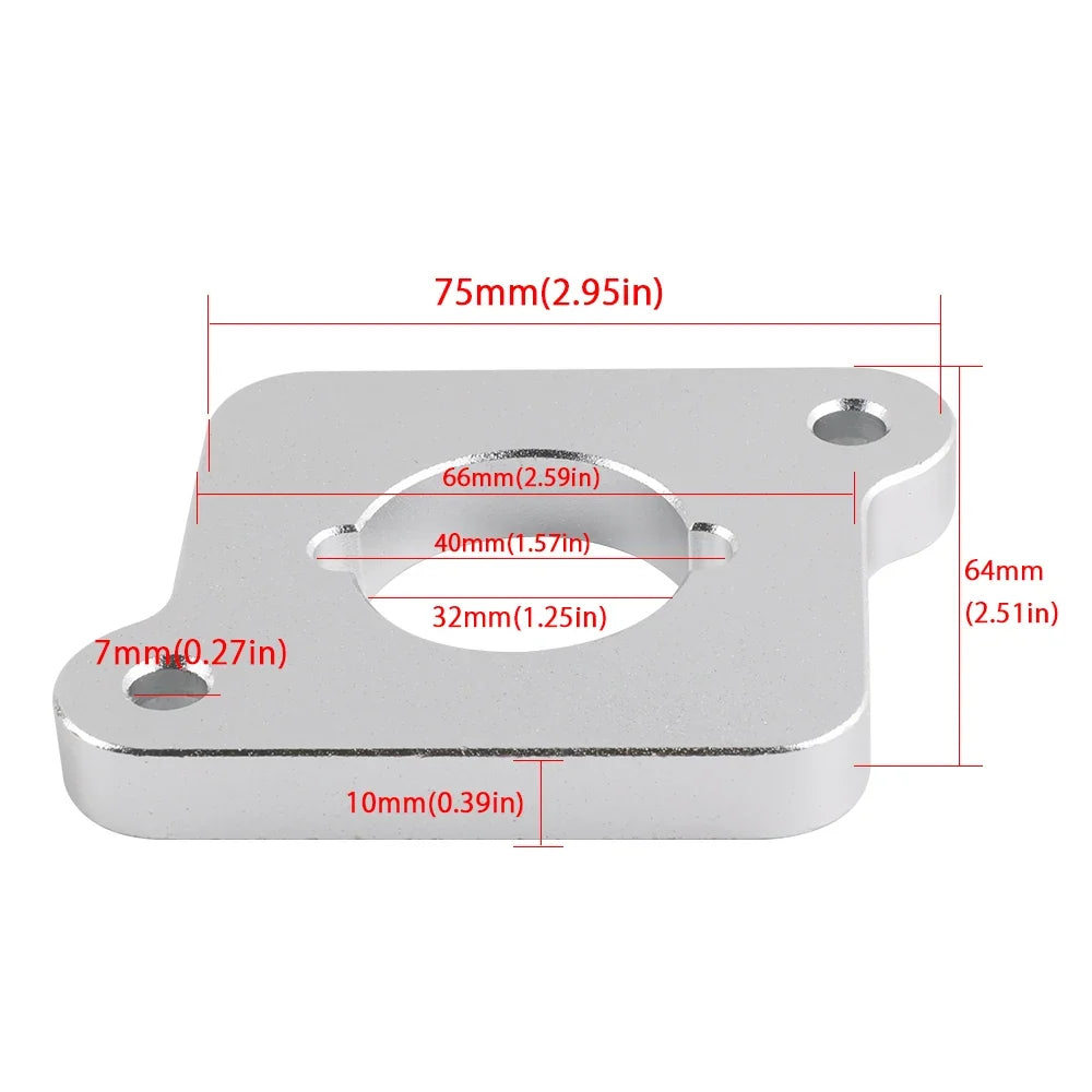 VW / Audi 1.8T 20V to 2.0 TFSI / R8 Coilpack Adapter Plate Set Billet Aluminum (Silver) for A3 / S3 / A4 / A6 / TT MK1 / Golf MK4 / GTI / Jetta / Beetle / Passat 1996 - 2011
