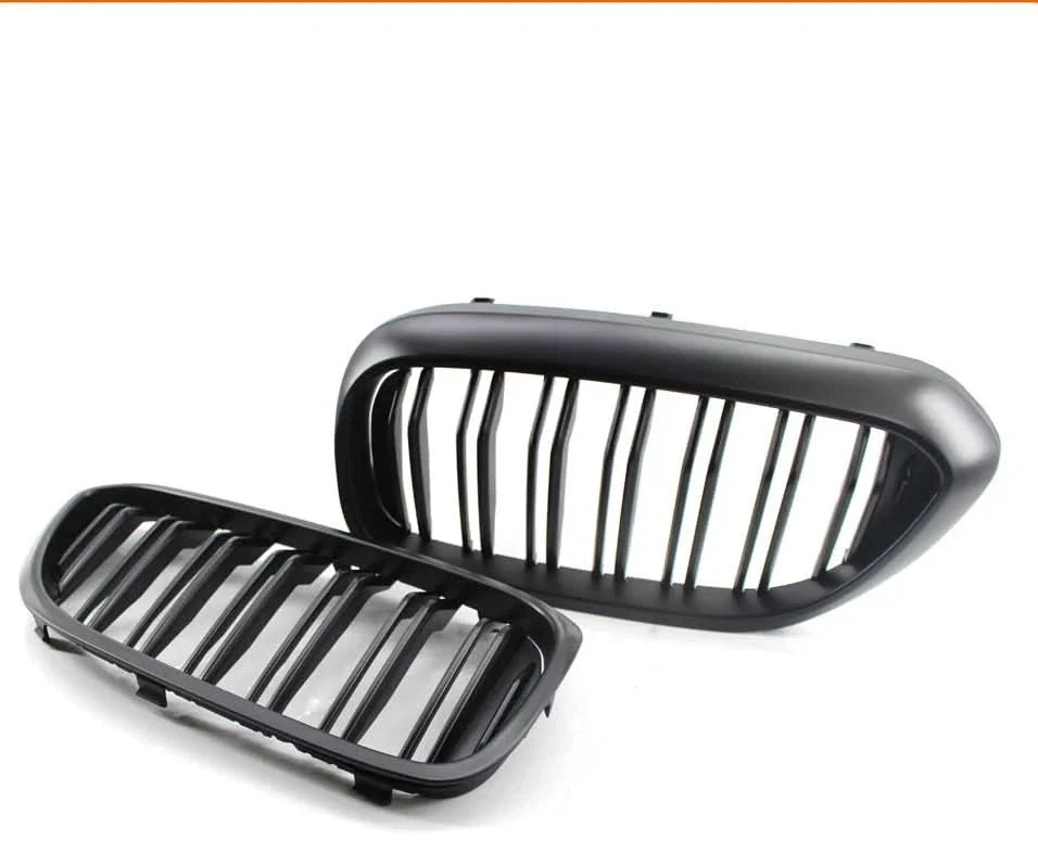 Gloss Black Double Slat Kidney Grille for BMW 5 Series G30 G31 520i 530i 540i M5 (2017–2020) – Front Racing Grilles Upgrade