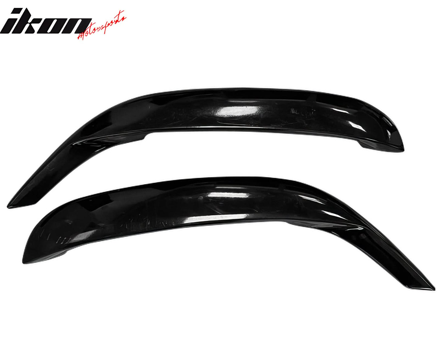 2011-2023 Dodge Charger IKON1 Style Side Fin Vents Gloss Black ABS