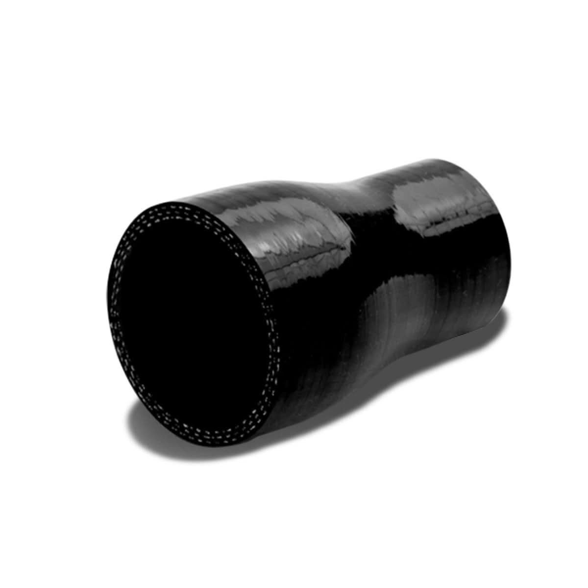 1.50" to 1.75" Silicone Reducer Hose - 3-Ply Black